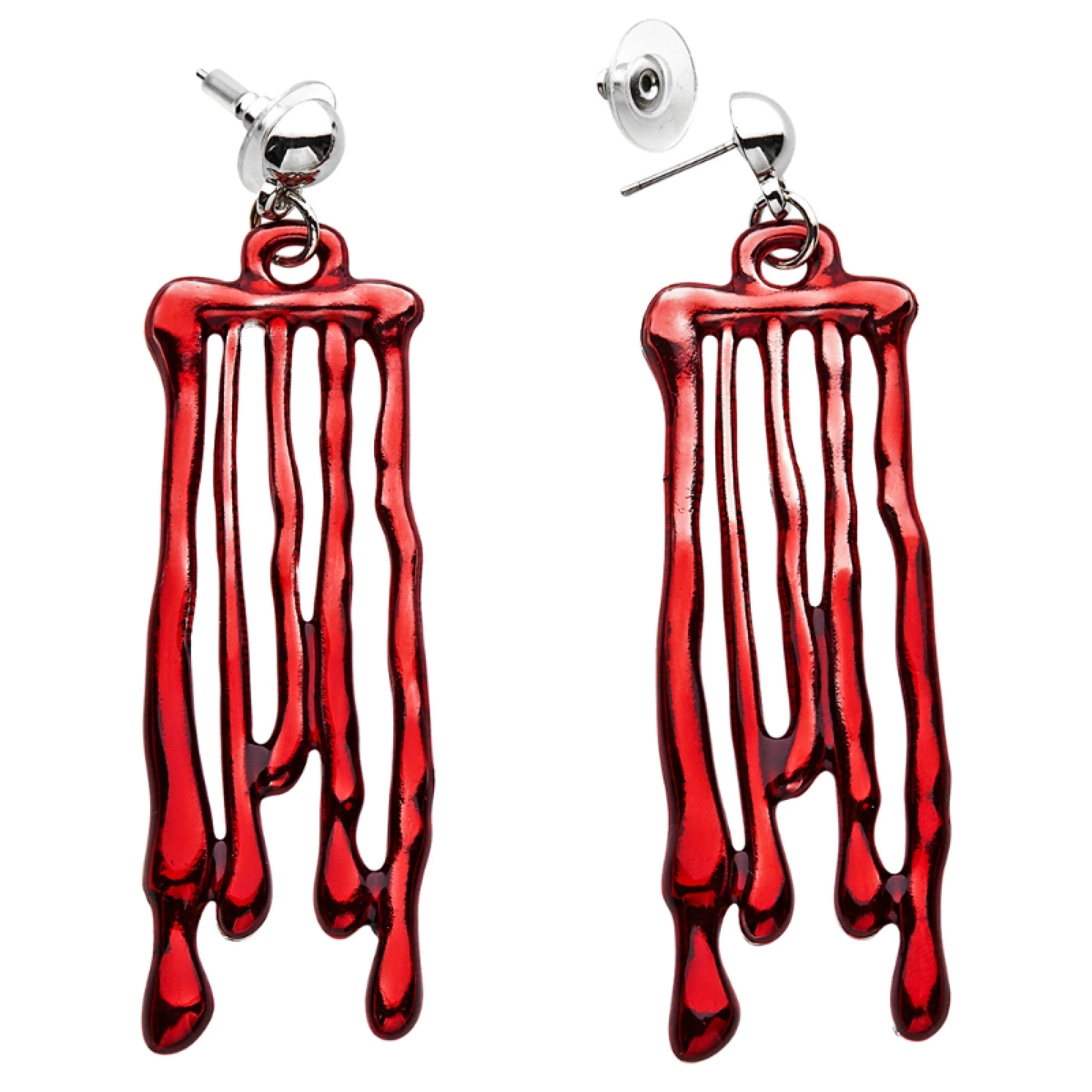 Pairs Of -dripping Blood Earrings